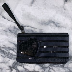 Suede Juicy clutch/wristlet